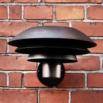 Dyberg Larsen DL20 Outdoor Wandleuchte schwarz