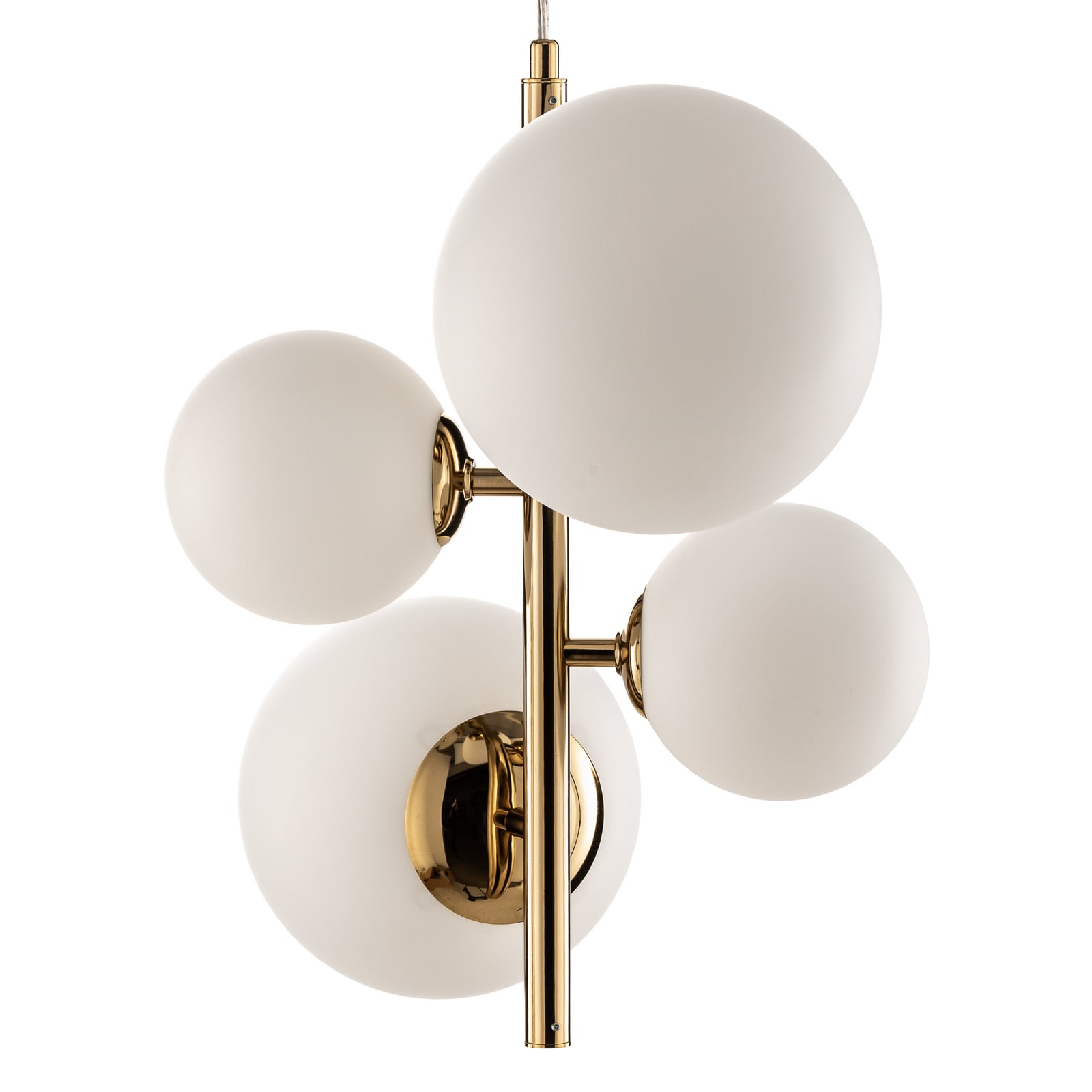 Dione Hängelampe, goldfarben, 4-flammig - ALDEX