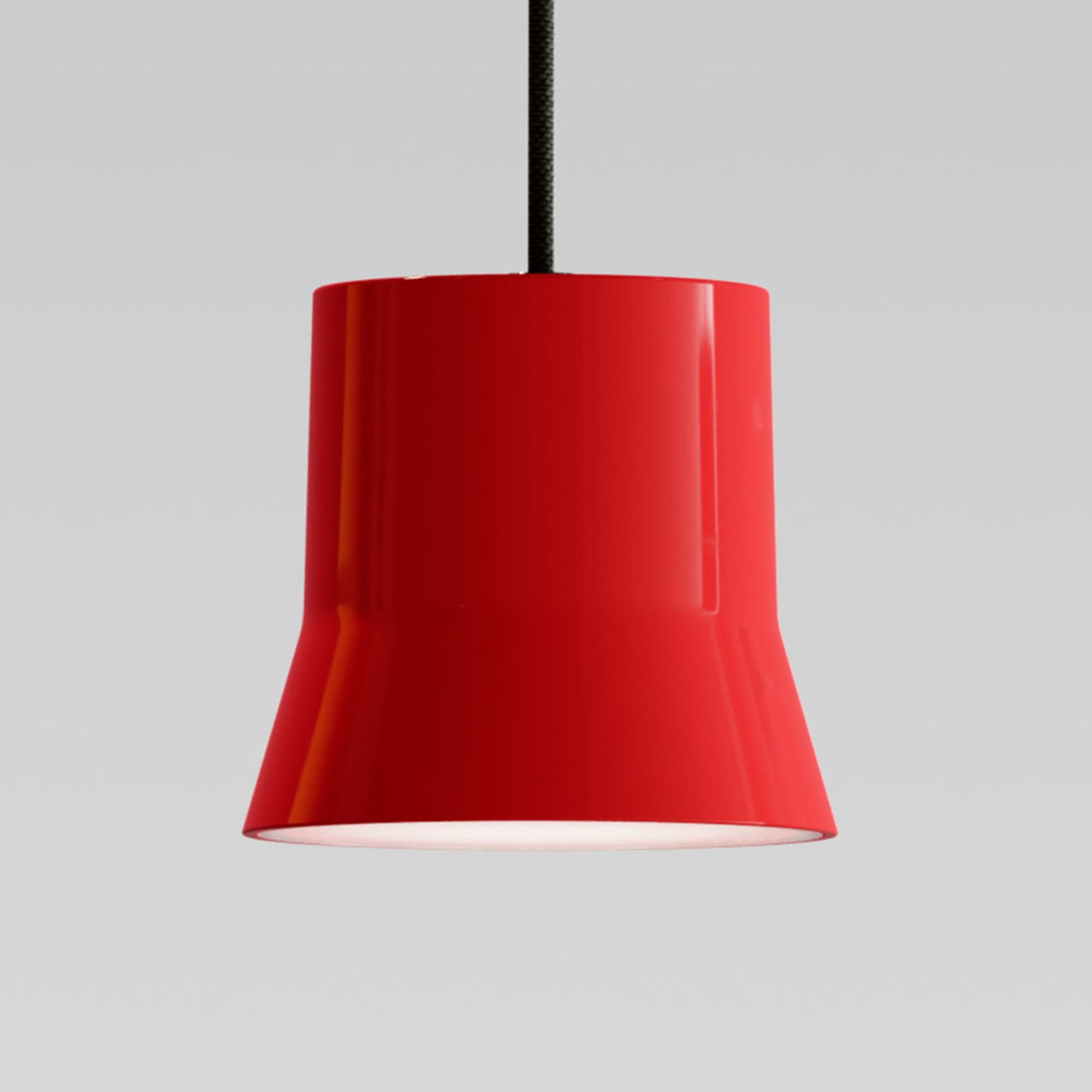 Artemide GIO.light LED-hængelampe, rød - indendørsbelysning Stue - spisebordslampe