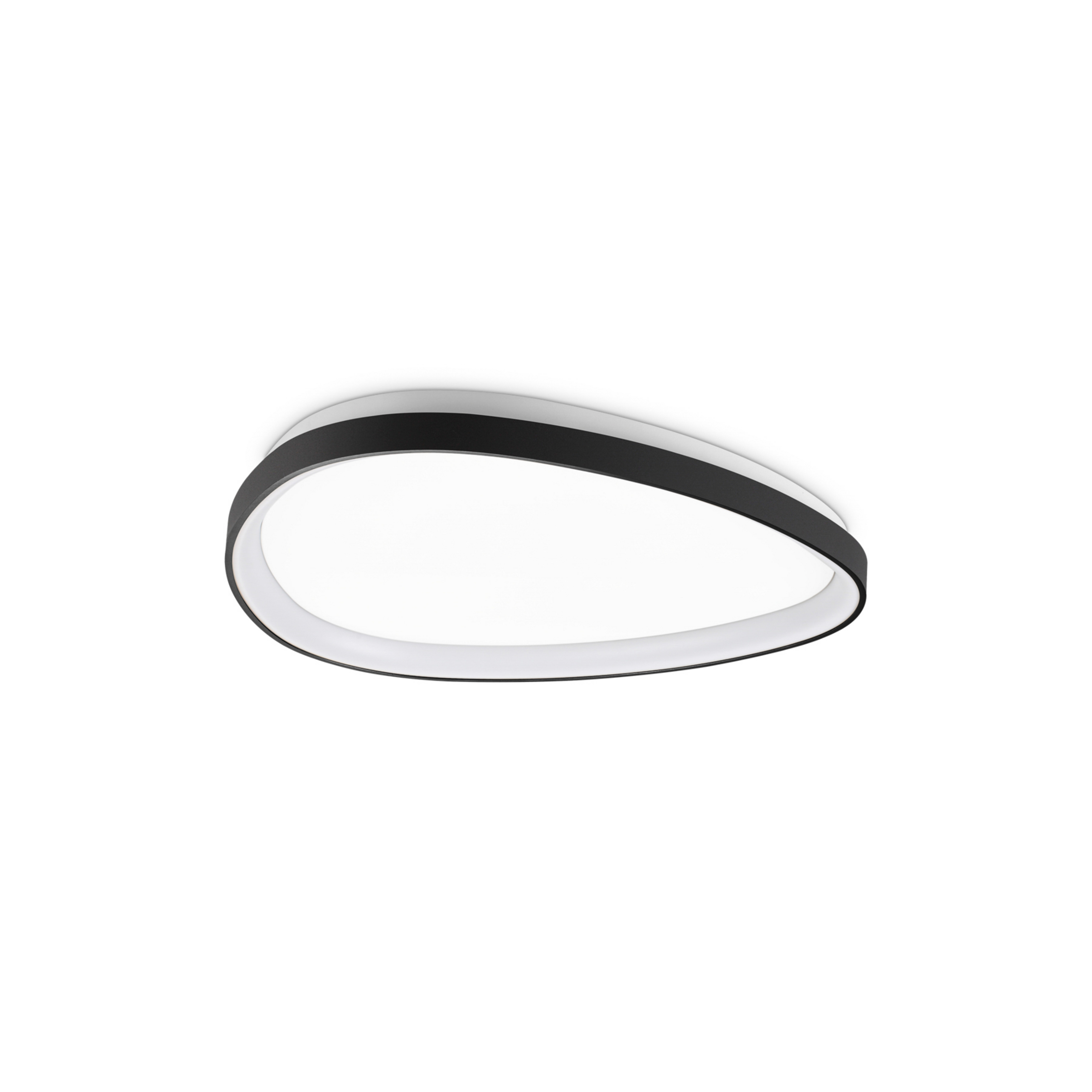 Ideal Lux Gemini LED светлина за таван, черна, 61 cm, включване/изключване