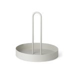 ferm LIVING Tabuleiro Grib, cinzento, Ø 28 cm, ferro