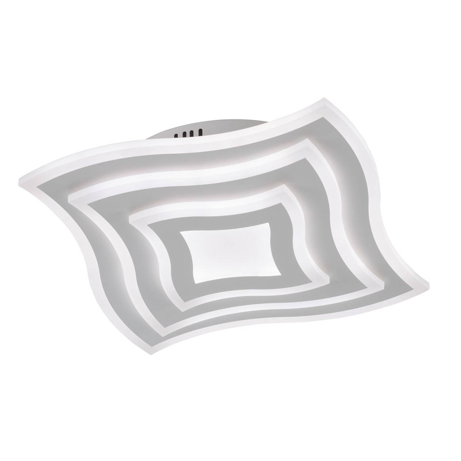 LED-Deckenleuchte Gorden mit Fernbedienung, Rahmen