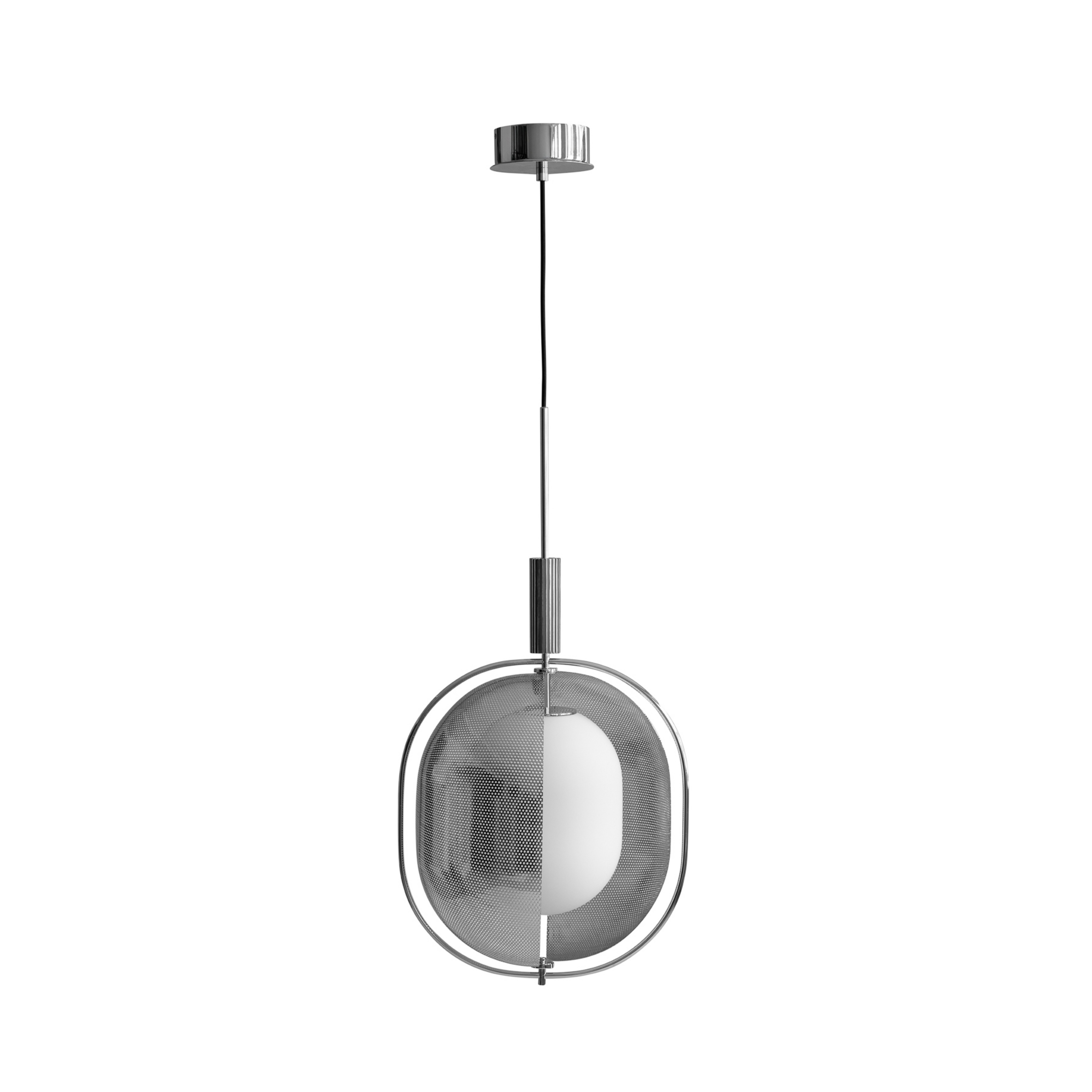 Suspension Pearl, chrome, aluminium, E27 - 101 Copenhagen