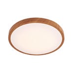 Mynte Round LED Ceiling Lamp Ø42,5 Wood/White - Lindby