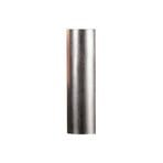 Capsula wall light, silver, height 37 cm