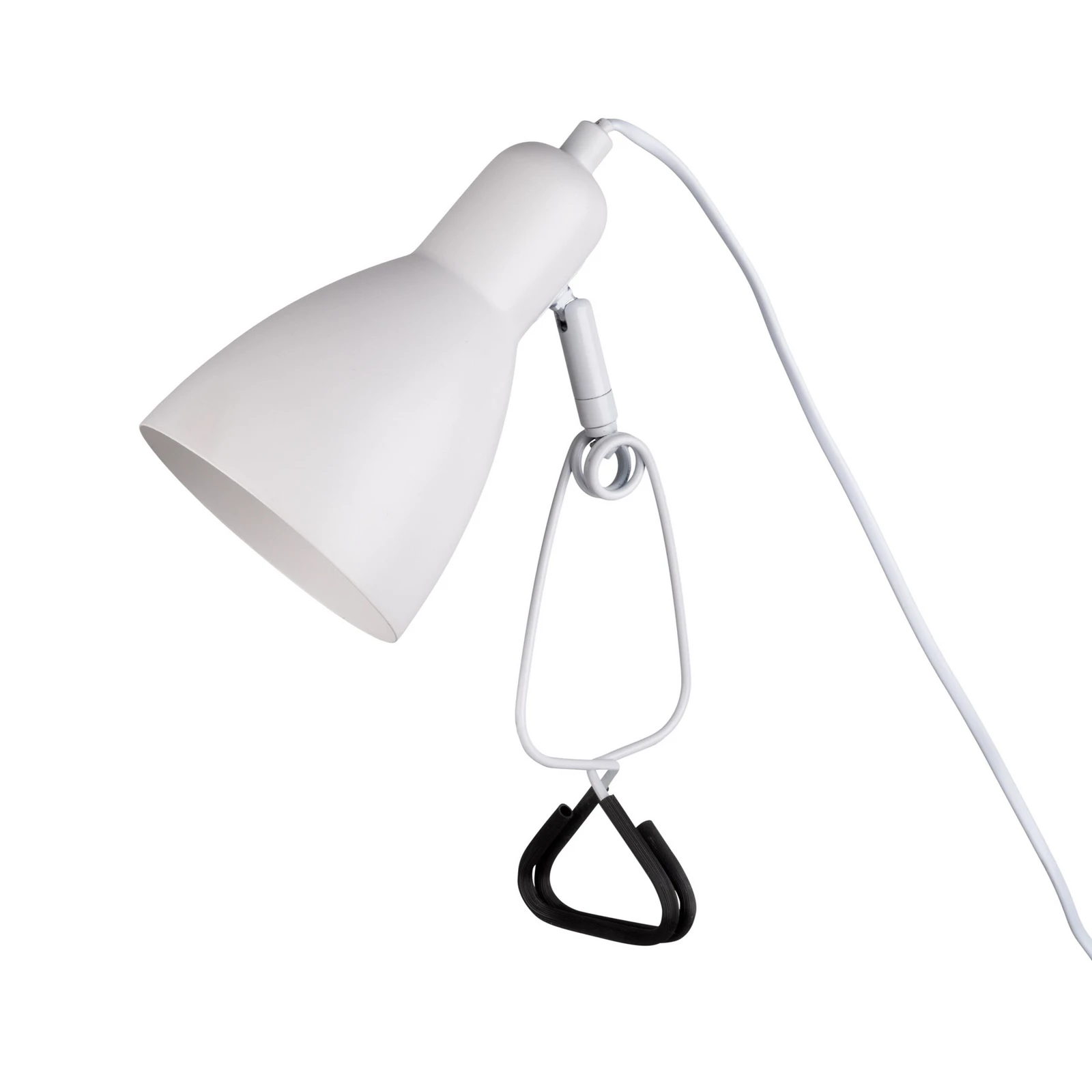 Upínacia lampa Mara nastaviteľná kábel biela