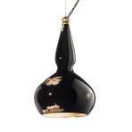 Lampa wisząca GINEVRA w stylu vintage w kolorze czarnym