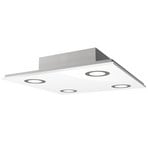 Candeeiro de teto quadrado LED Pano, branco