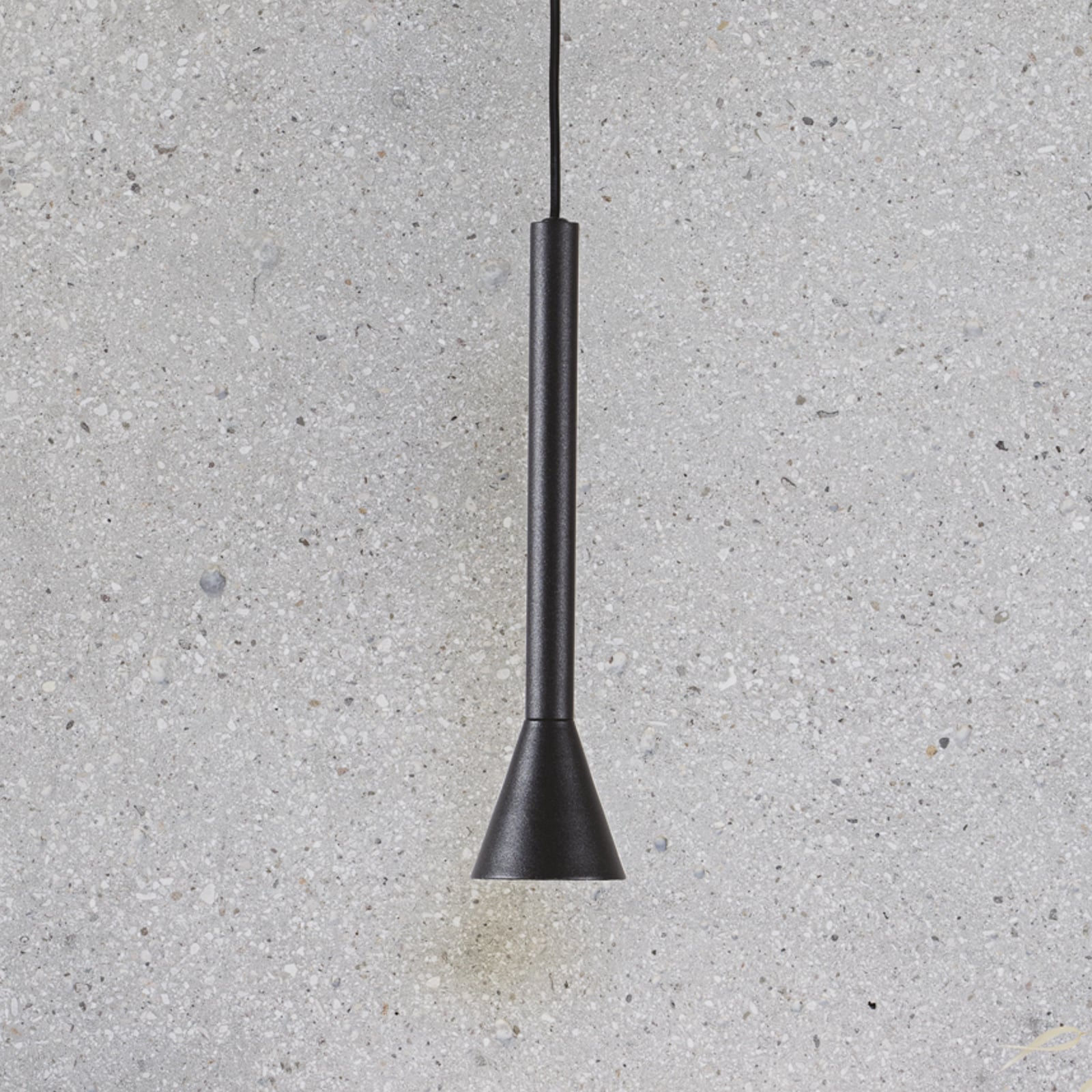 IDEAL LUX Diesis LED hanging light, black, Ø 6 cm, metal
