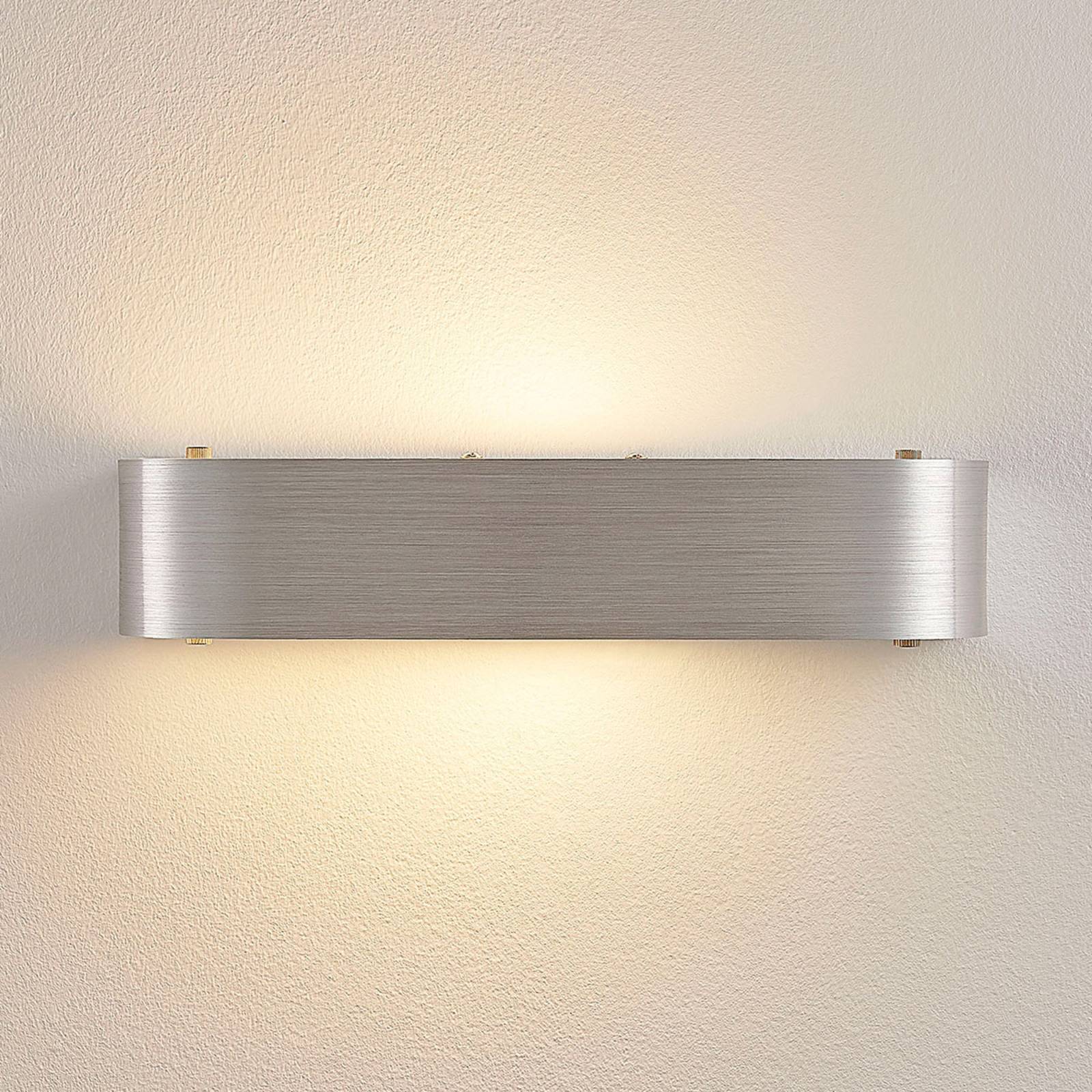 Kinkiet Nika z oprawą E14, aluminium