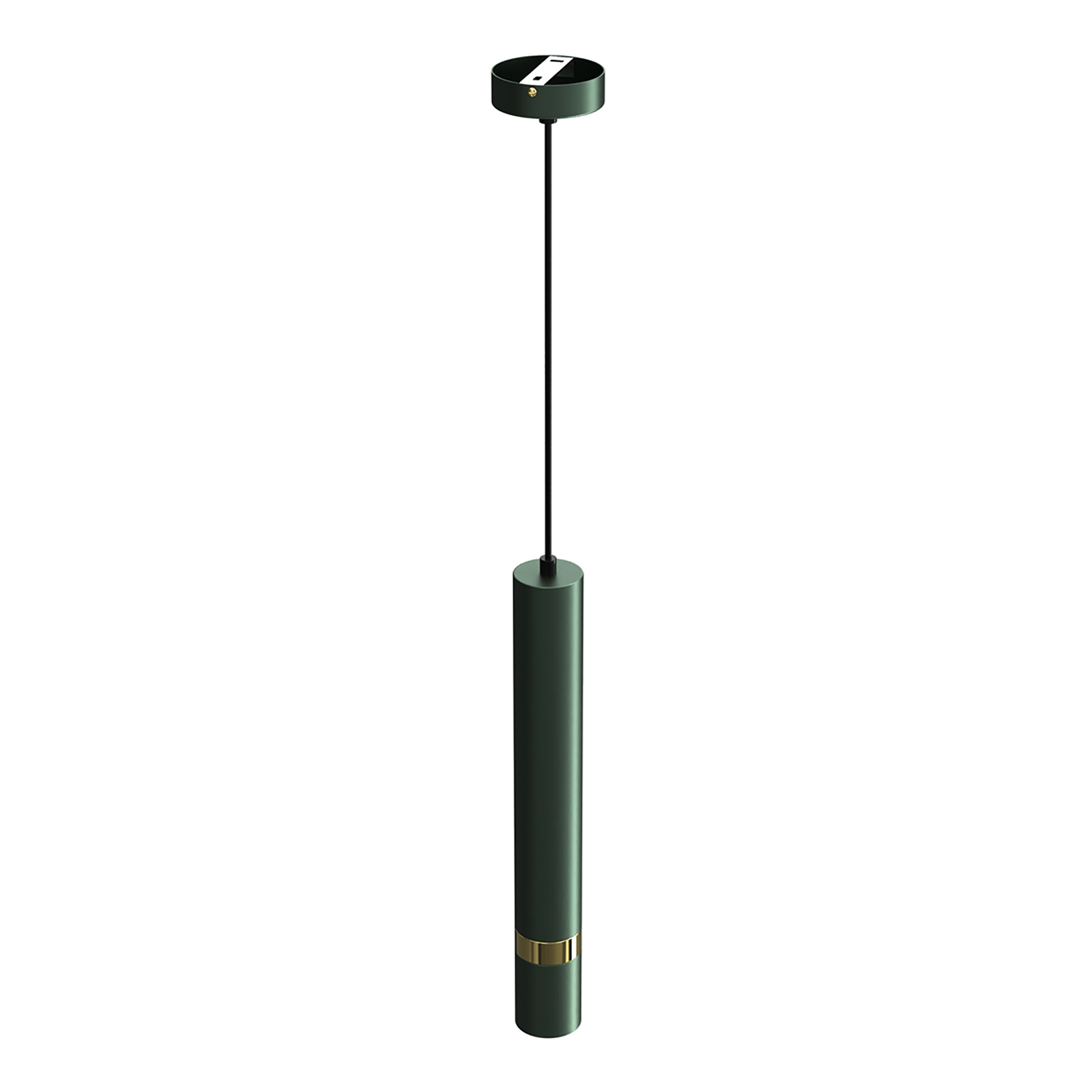 Hanglamp Joker, groen/goud, 1-lamp
