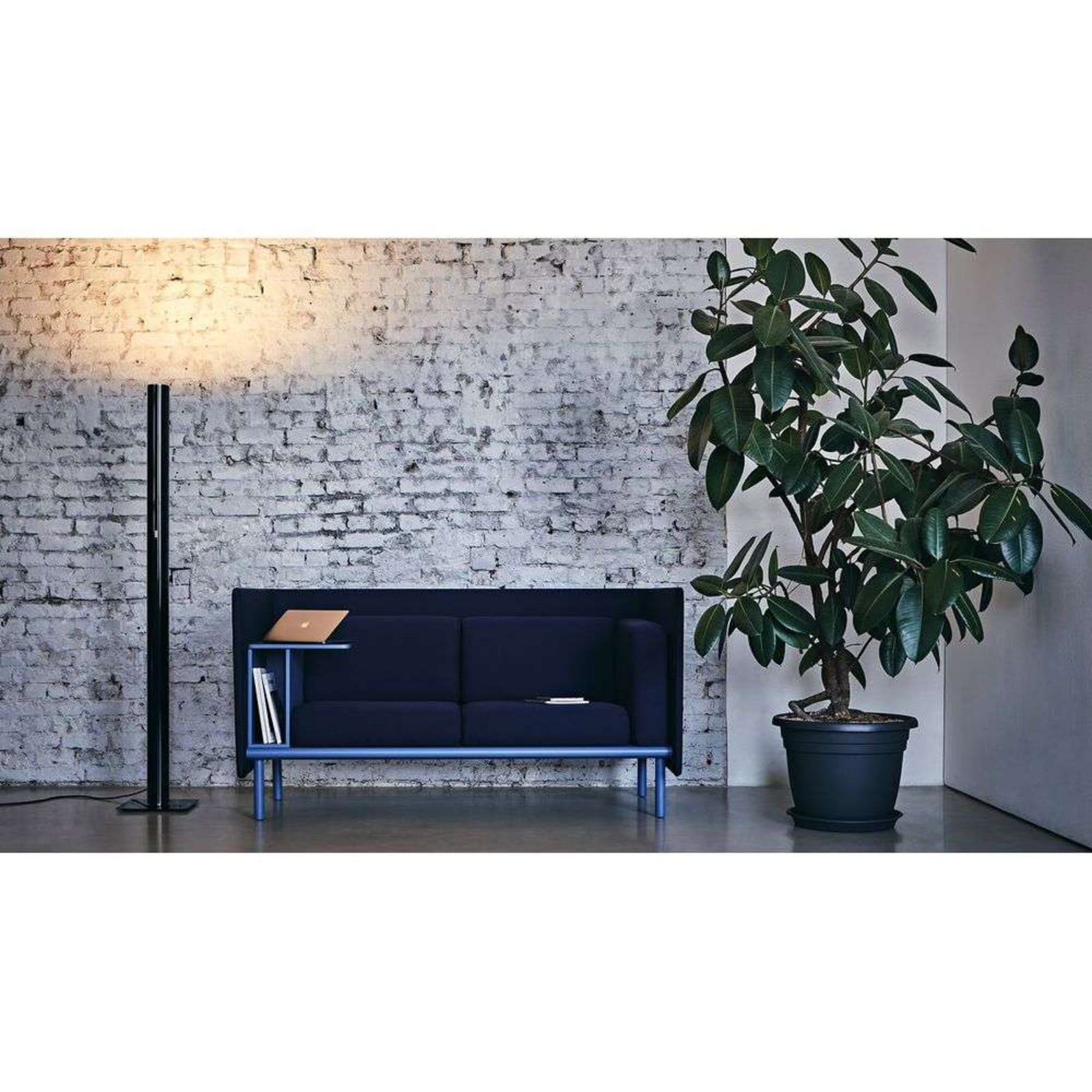 Ilio Golvlampa 2700K Matt Black Artemide - Vardagsrum - Aluminium