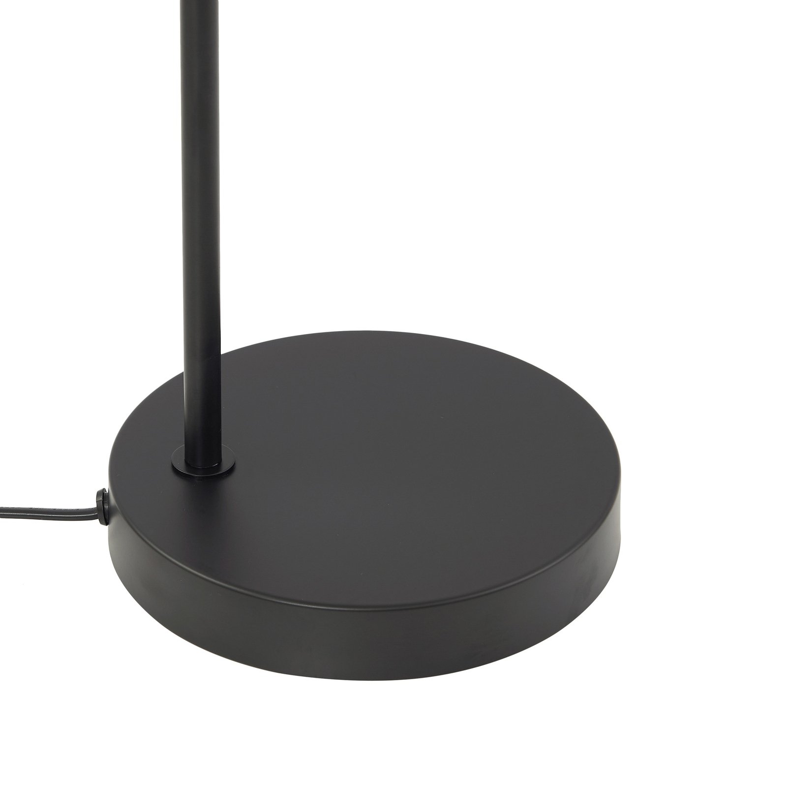 Lindby Kaida floor lamp, black, metal