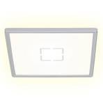 LED ceiling lamp Free, 29 x 29 cm, silver