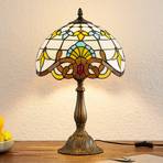 Lindby Audrey lampă de masă stil Tiffany