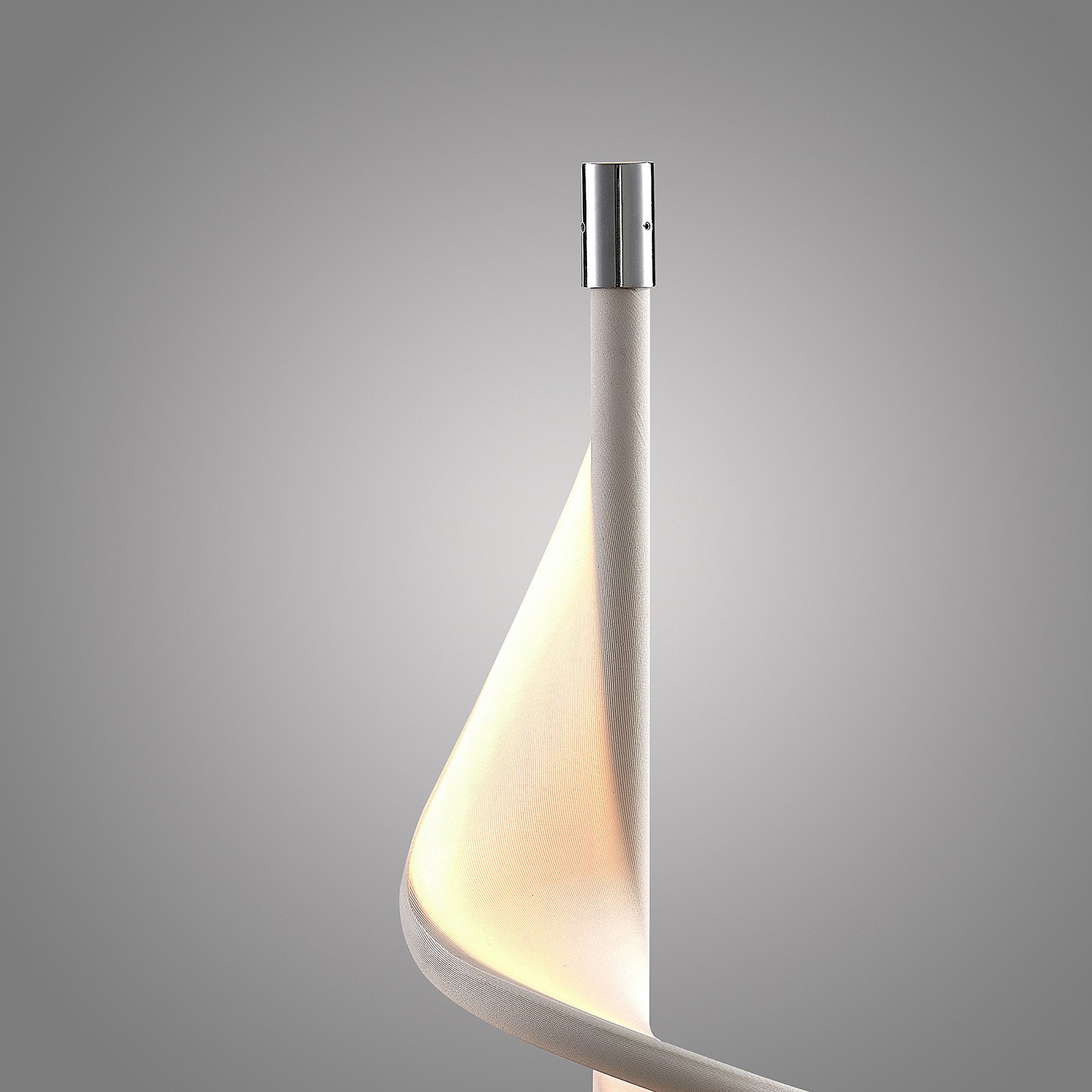 Lucande Edano LED-bordlampe i vridd form