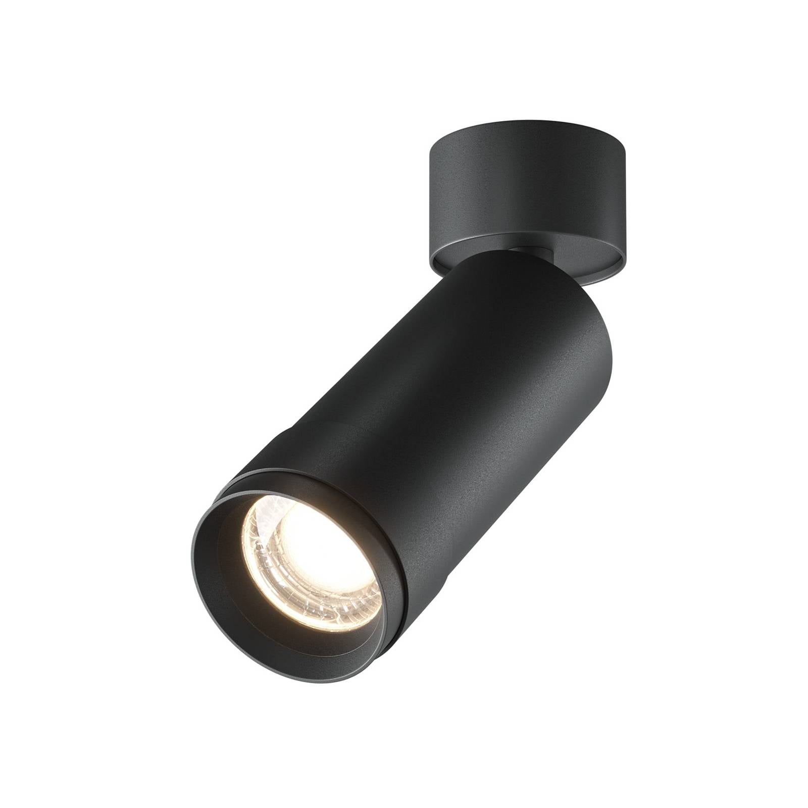 Maytoni LED-Deckenspot Focus Zoom, schwarz, 4.000 K, drehbar