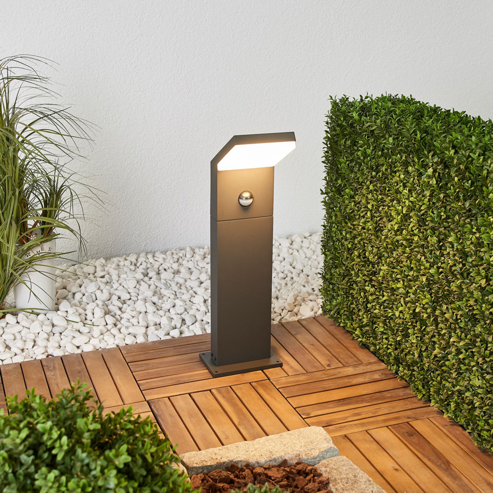 Yolena LED Garden Lamp w/sensor Dark Grey - Arcchio