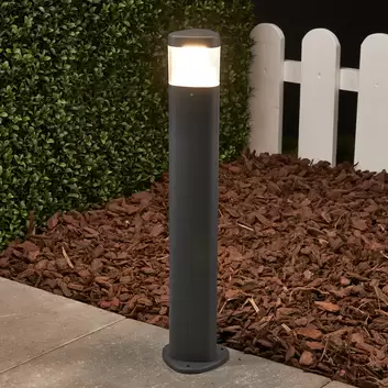 Luminaire pour socle LED Jordis en gris foncé