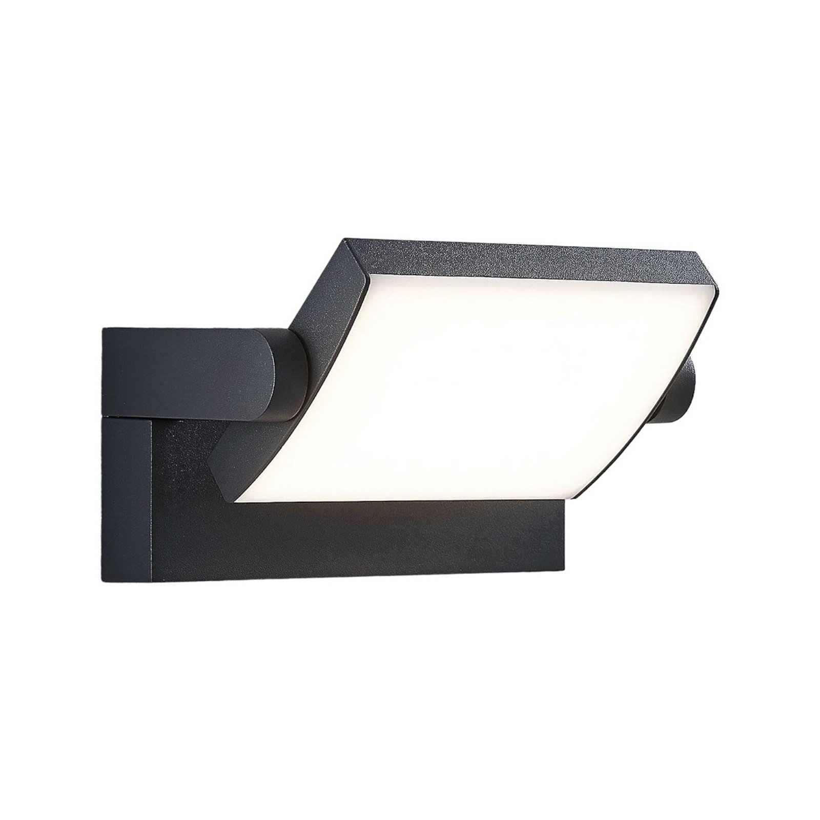 Lindby LED-Außenwandleuchte Sherin, 2er-Set, drehbar