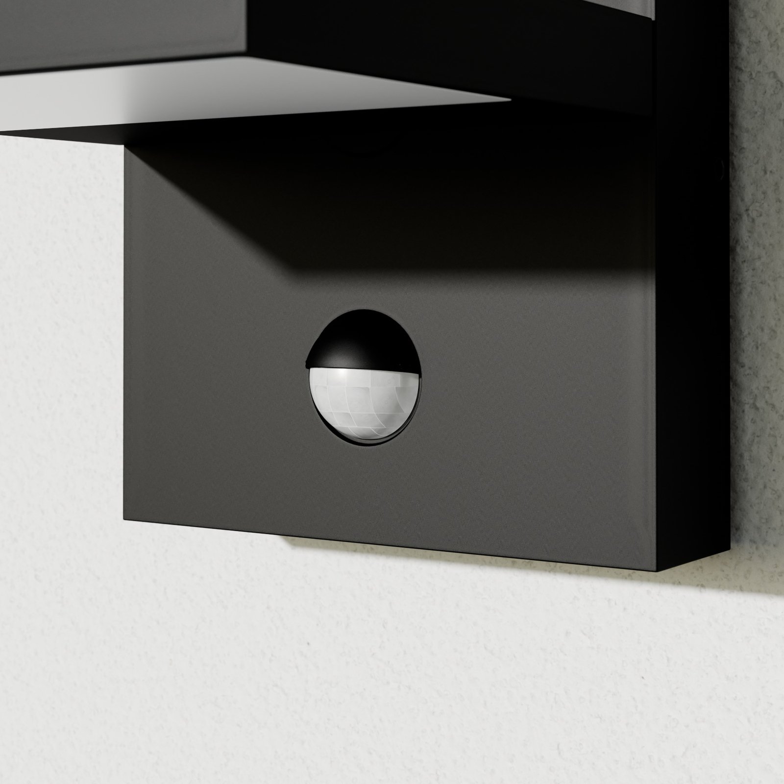 Silvan Outdoor Wall Lamp w/Sensor Graphite/White - Lucande