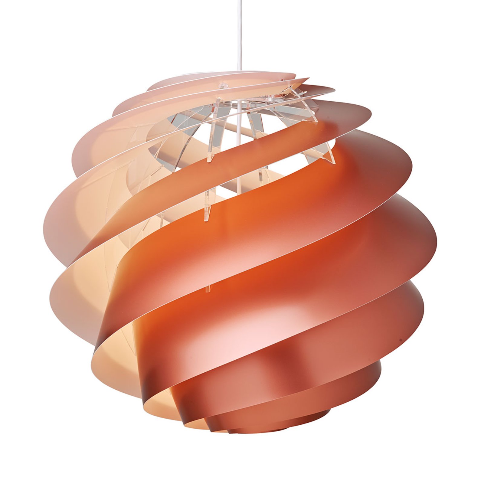 LE KLINT Swirl 3 large – hanging lamp, copper