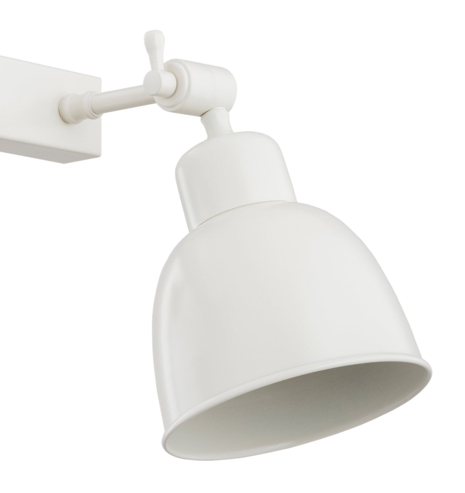 Wandleuchte Emoti, beige, 2-flammig, Stahl, Länge 27 cm
