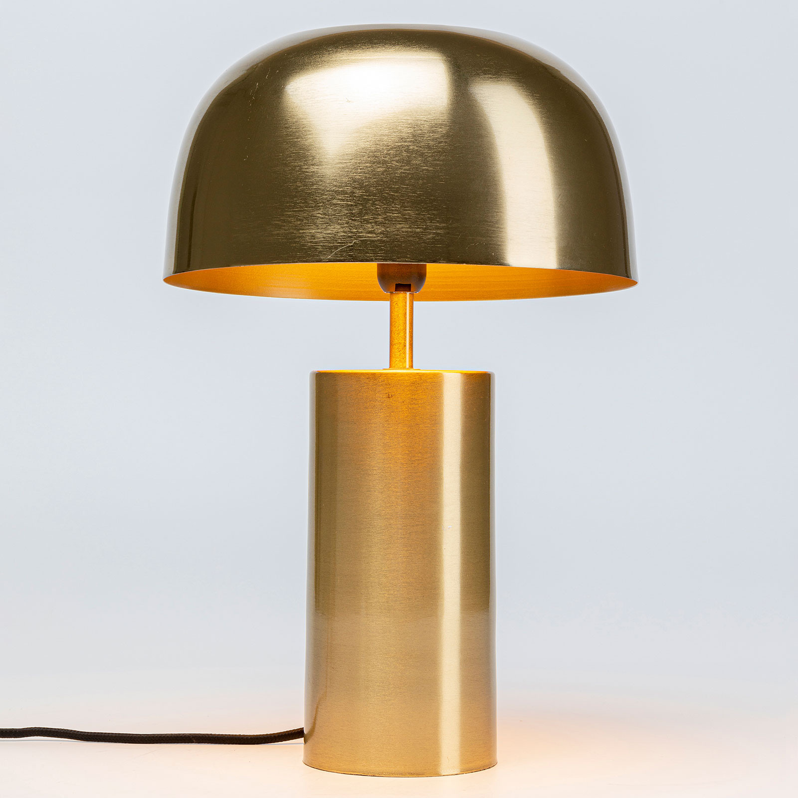 Candeeiro de mesa KARE Loungy Gold em ouro