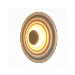 Nástěnné LED svítidlo Maytoni Nami, cappucino, Ø 40 cm, hliník