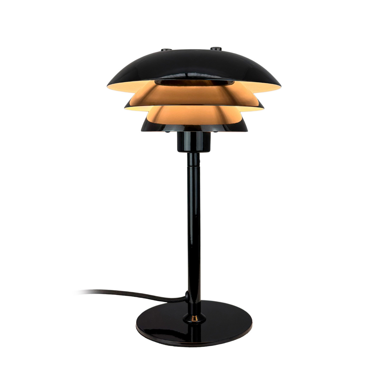SIXTEEN bordlampe, sort, metal, E27 – Dyberg Larsen SIXTEEN bordlampe, sort, metal, E27 – Dyberg Larsen