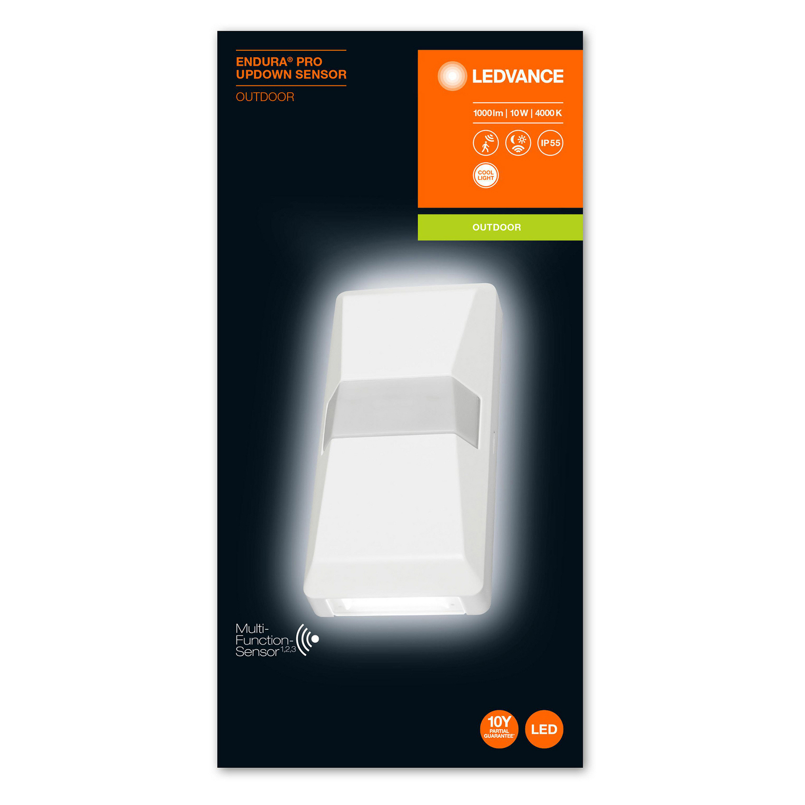 LEDVANCE Endura Pro UpDown sensore bianco