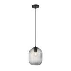 Paul Neuhaus Shitake pendant light, glass, Ø 19 cm, E27