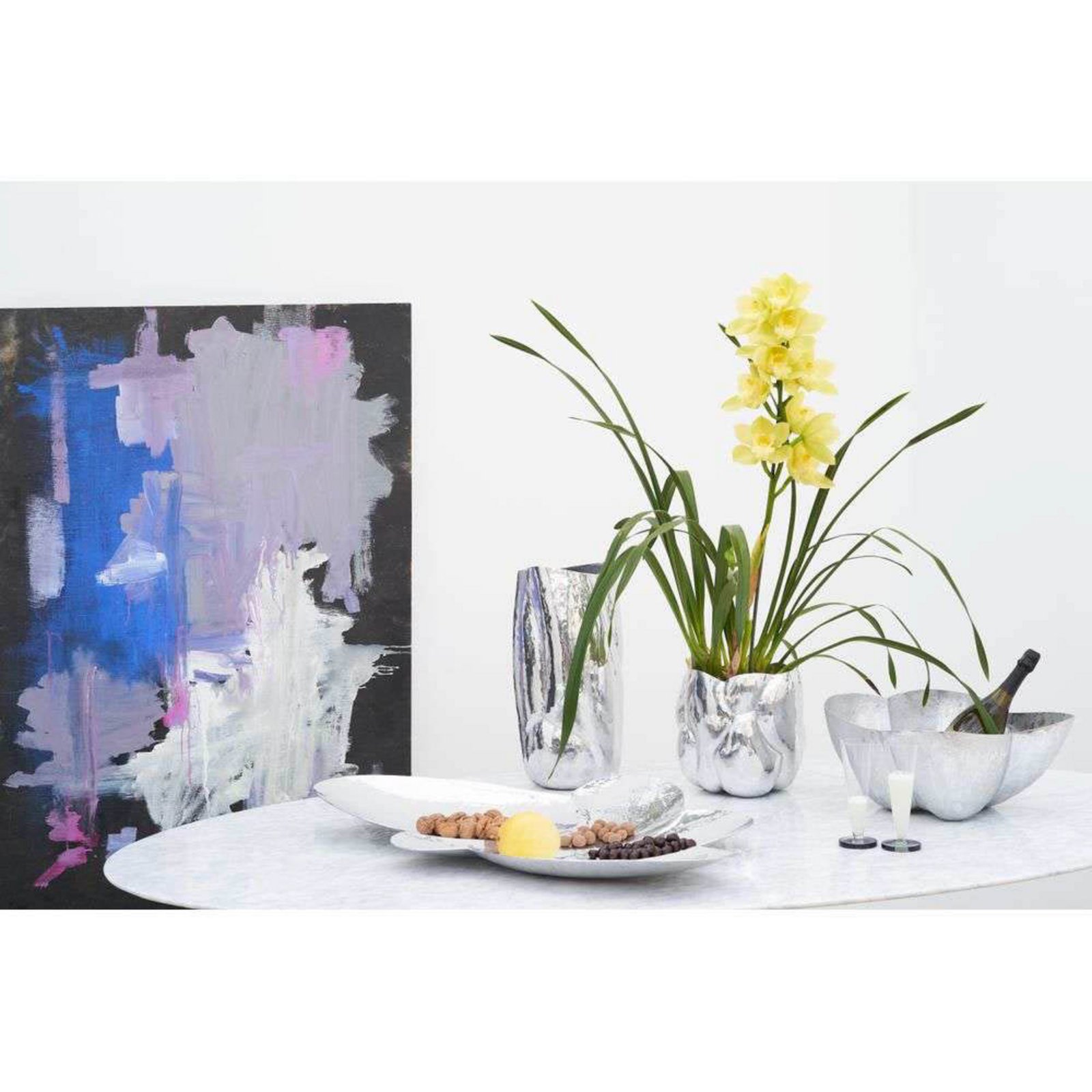 Cloud Vessel Vase Silver - Tom Dixon