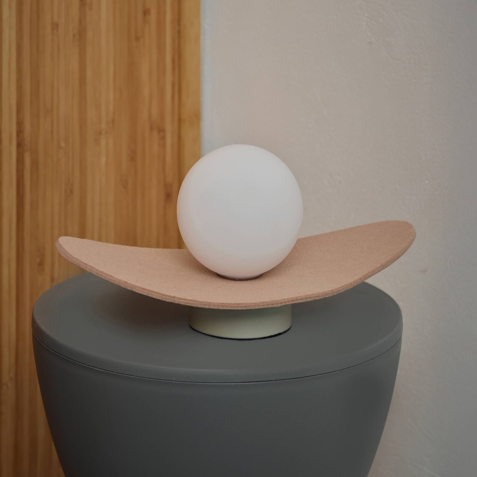 OSRAM Tischleuchte Decor Pearl, beige, Filz, G9 günstig online kaufen