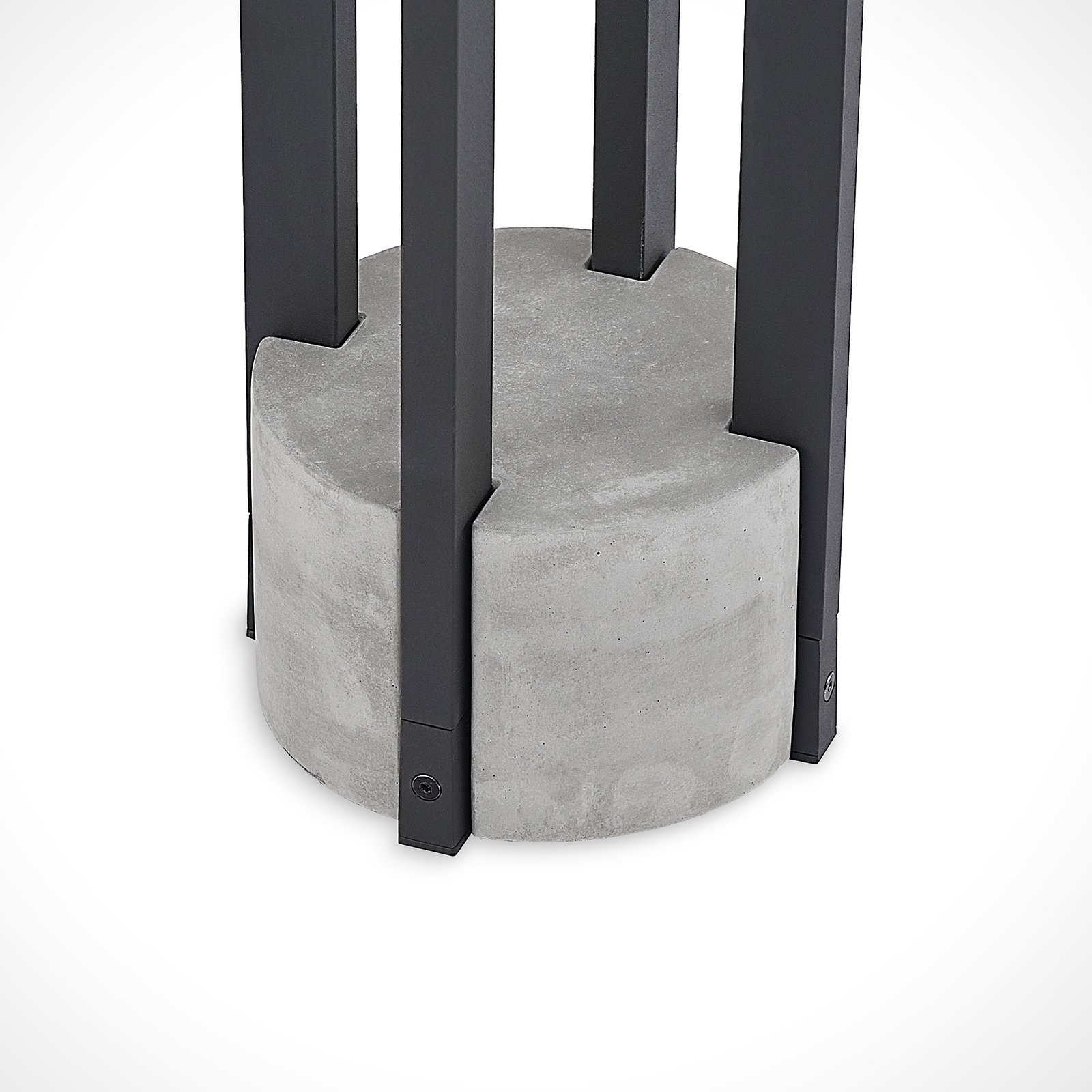 Kalisa Round Gartenleuchte H68 Dark Grey - Lucande