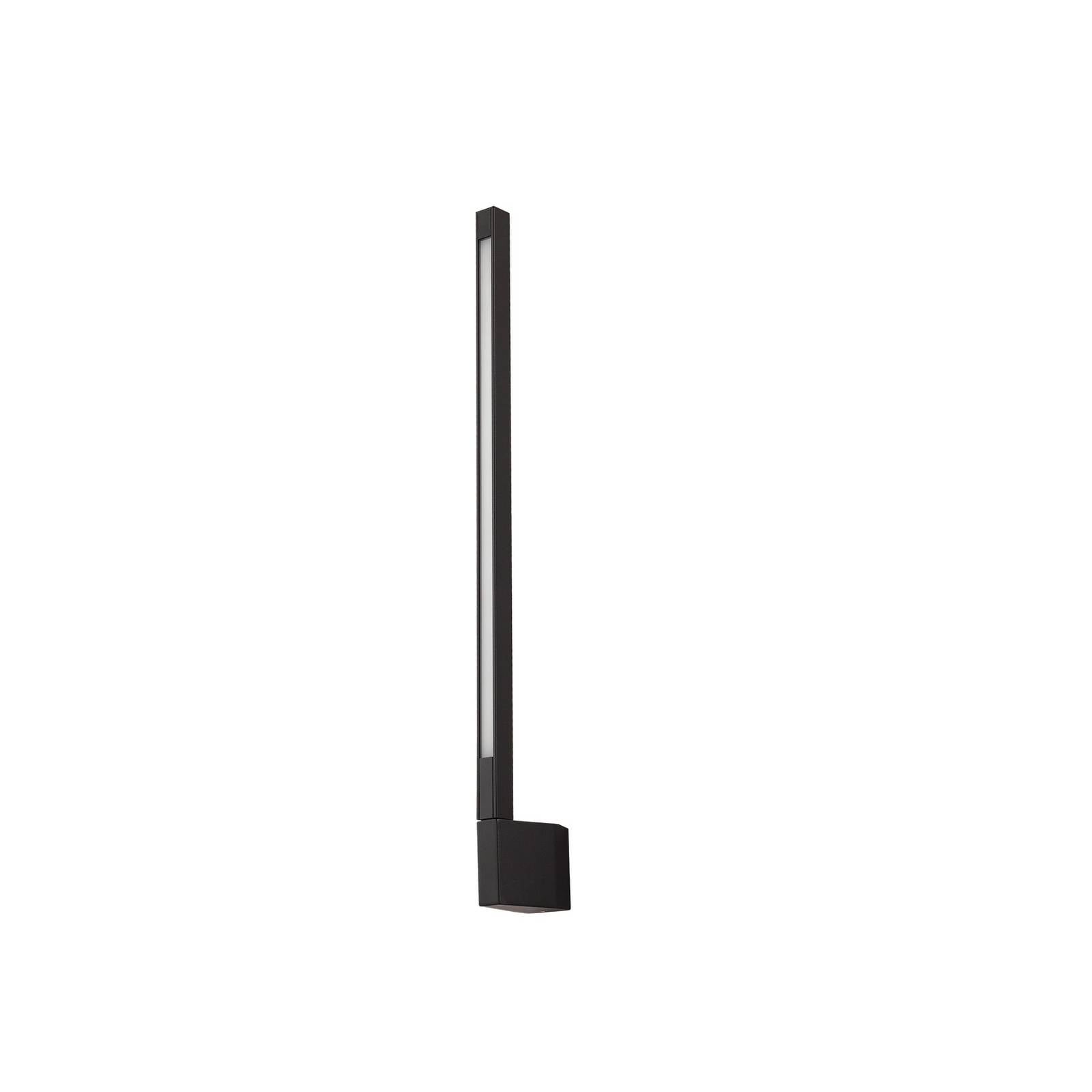 Lindby LED-Wandleuchte Neano, 60cm, schwarz, Metall, IP54