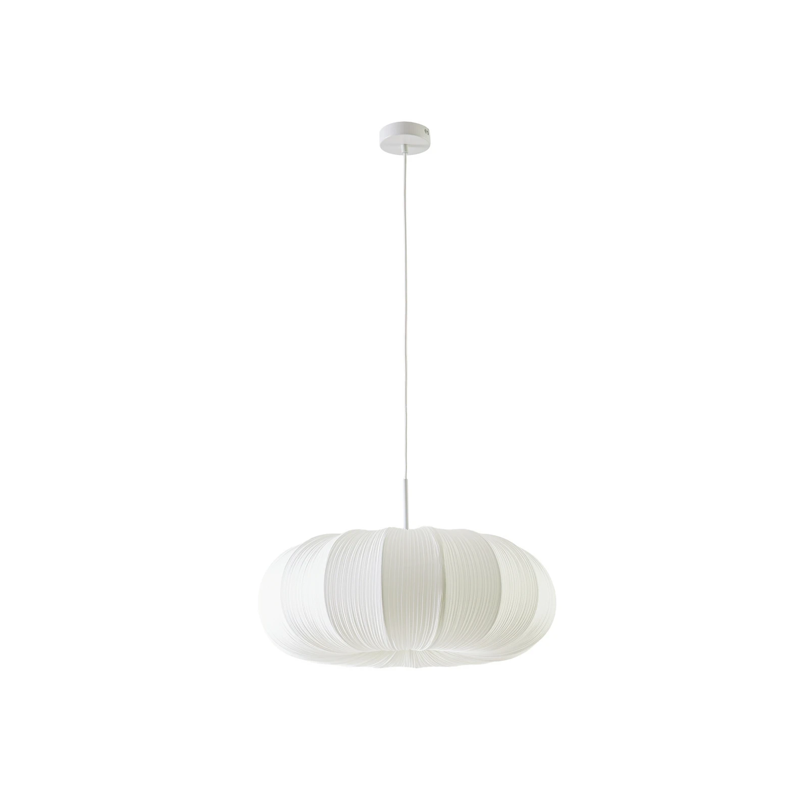 Lindby Marielle lógó világítás, átmérő 55 cm, fehér, textil, 3x E27