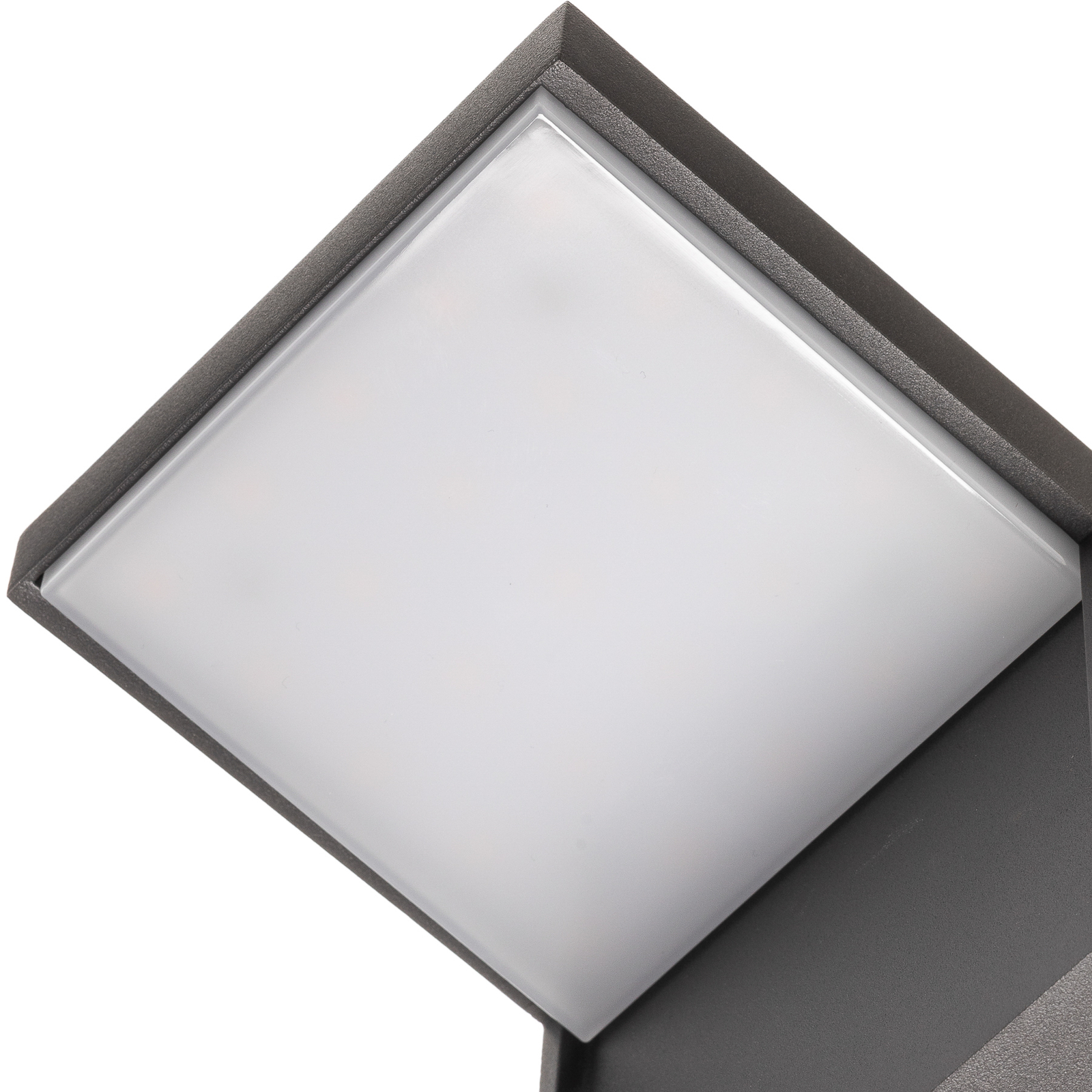 Moderne LED-Außenwandleuchte Rachel aus Aluminium