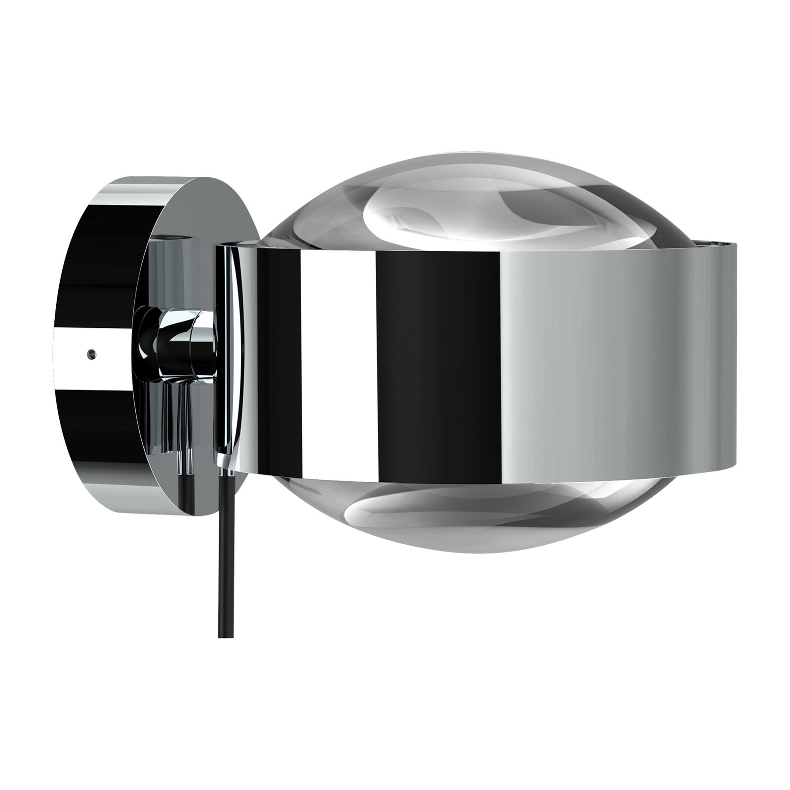 Puk Maxx Wall+ LED wall lamp rotatable, clear lenses