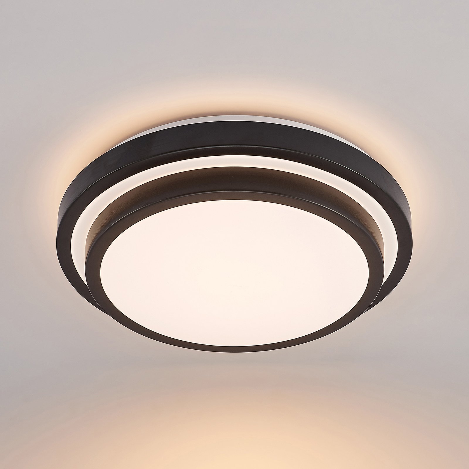 Lindby Youri LED-Deckenleuchte, rund, 41 cm
