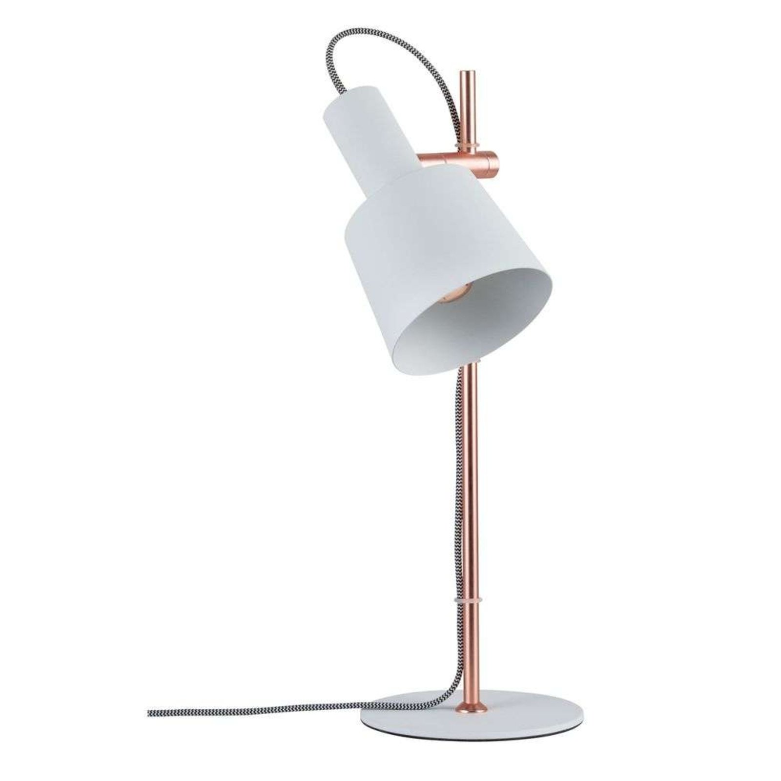 Haldar Bordslampa Vit/Copper - Paulmann