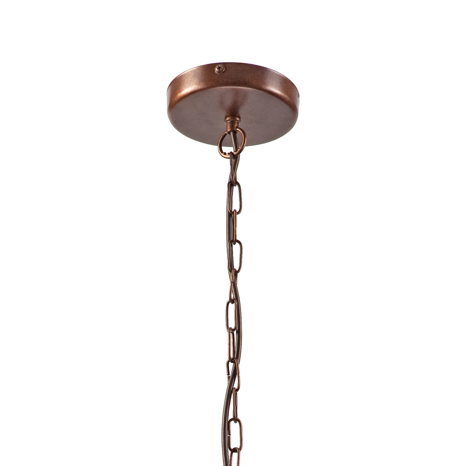 Euluna Gina chandelier in brown, 5-bulb