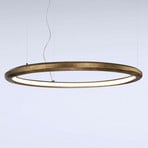 Luminária suspensa LED Materica Innes Ø 120 cm latão