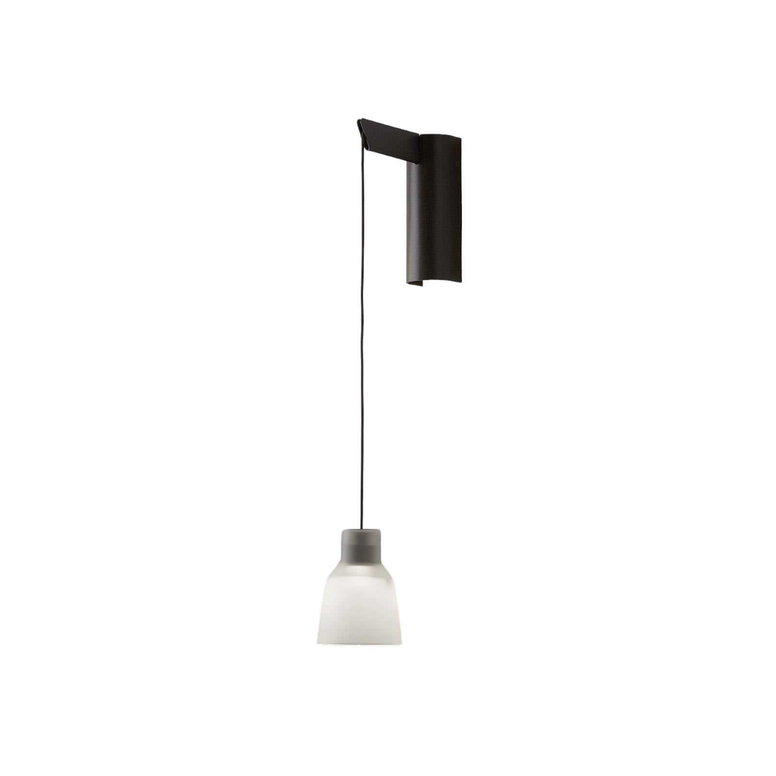 Bover LED-Wandleuchte Drip A/01, Glas gefrostet, 2.700 K