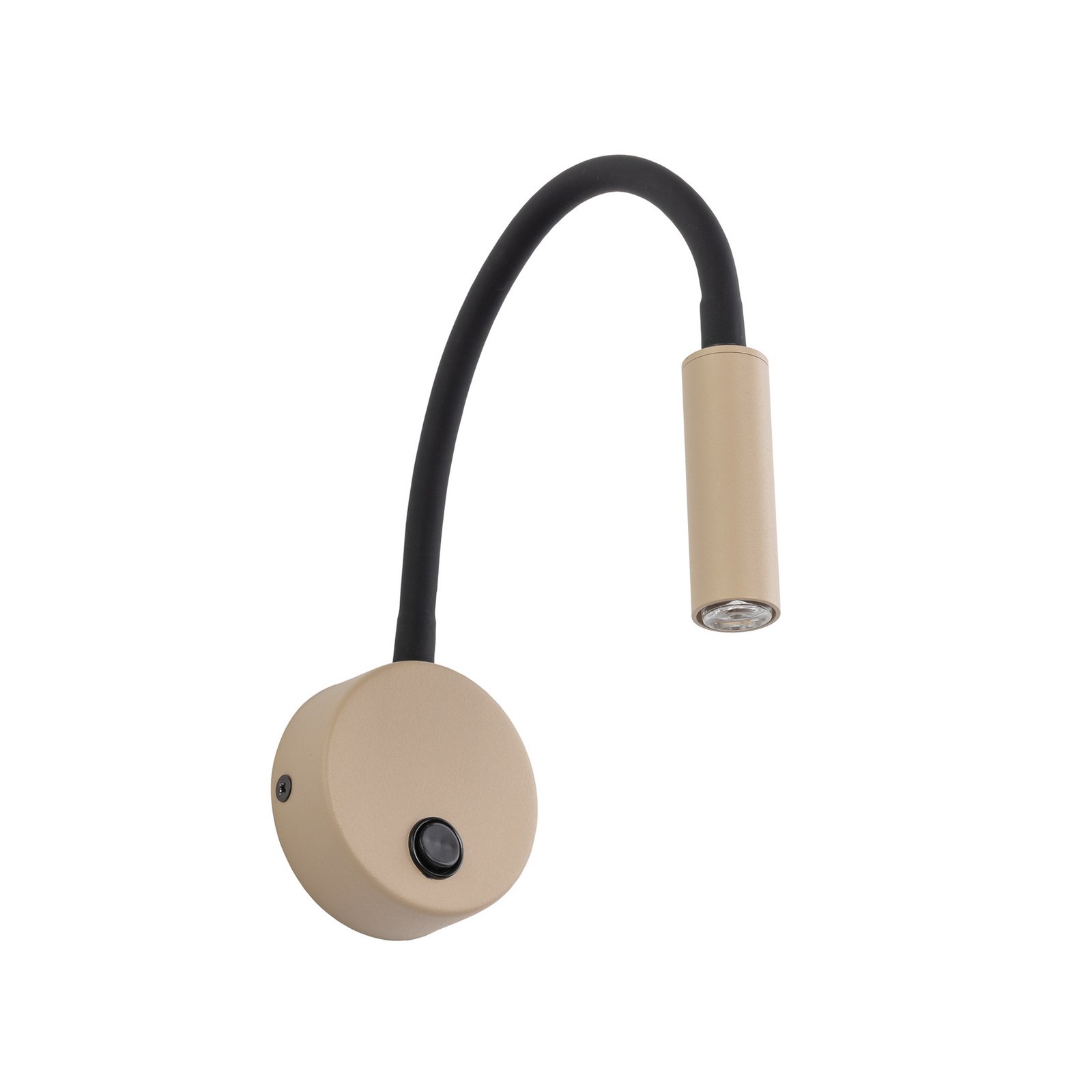 Lagos fali világítás, homok/fekete, G9, magasság 45 cm, fém Lagos fali világítás, homok/fekete, G9, magasság 45 cm, fém