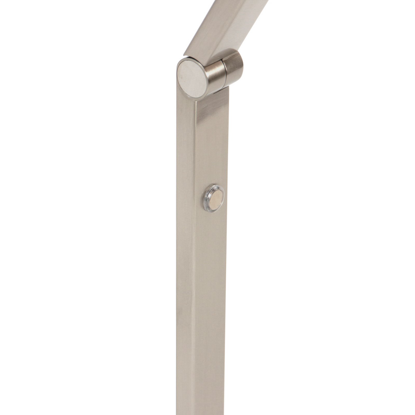 LED tafellamp Ringlux, staalkleurig, metaal, 2.700 K, dimmer LED tafellamp Ringlux, staalkleurig, metaal, 2.700 K, dimmer