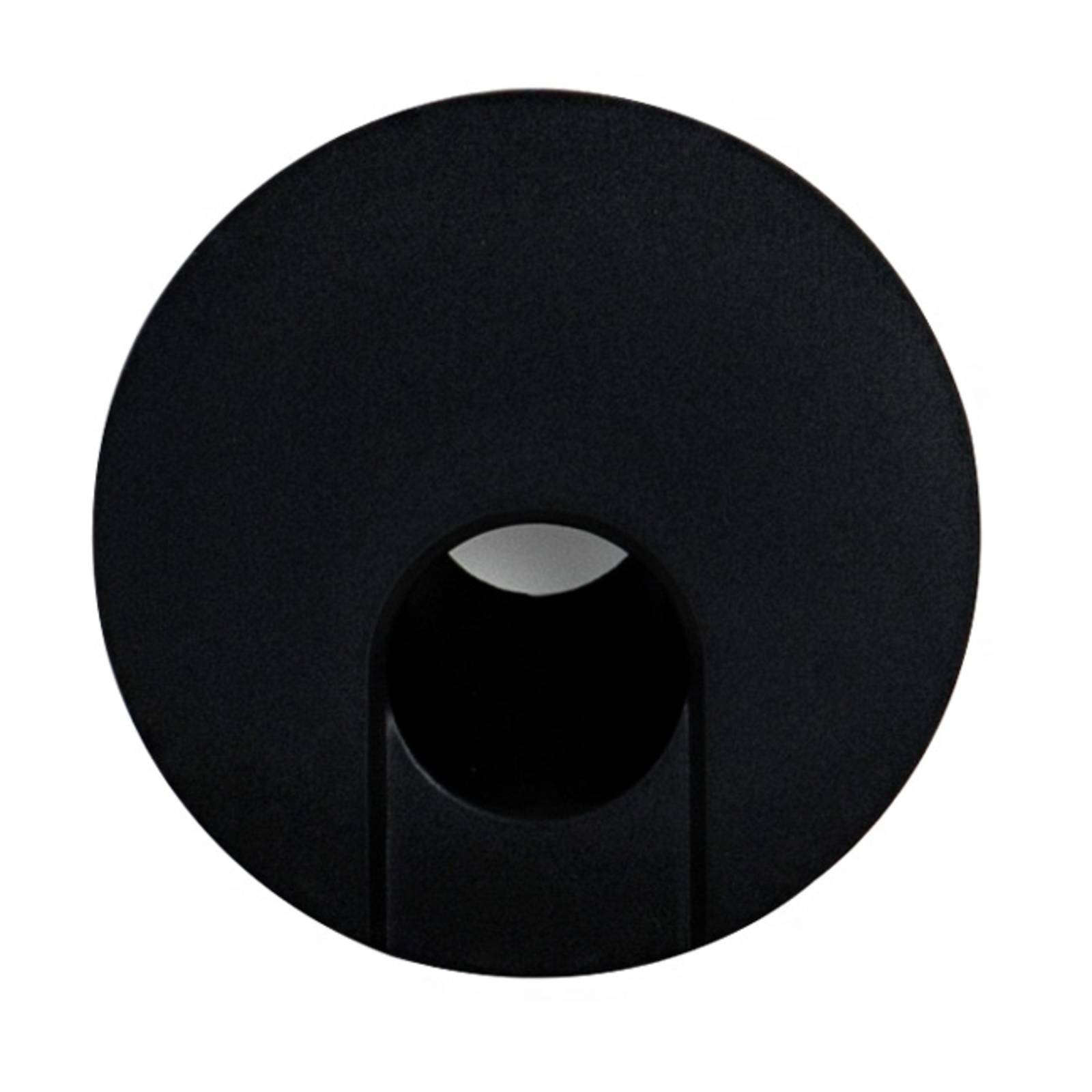 BRUMBERG Wall Kit68 en retrait rond noir