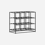 HD12 Wine rack, black, 41x35x20 cm, metal - House Doctor