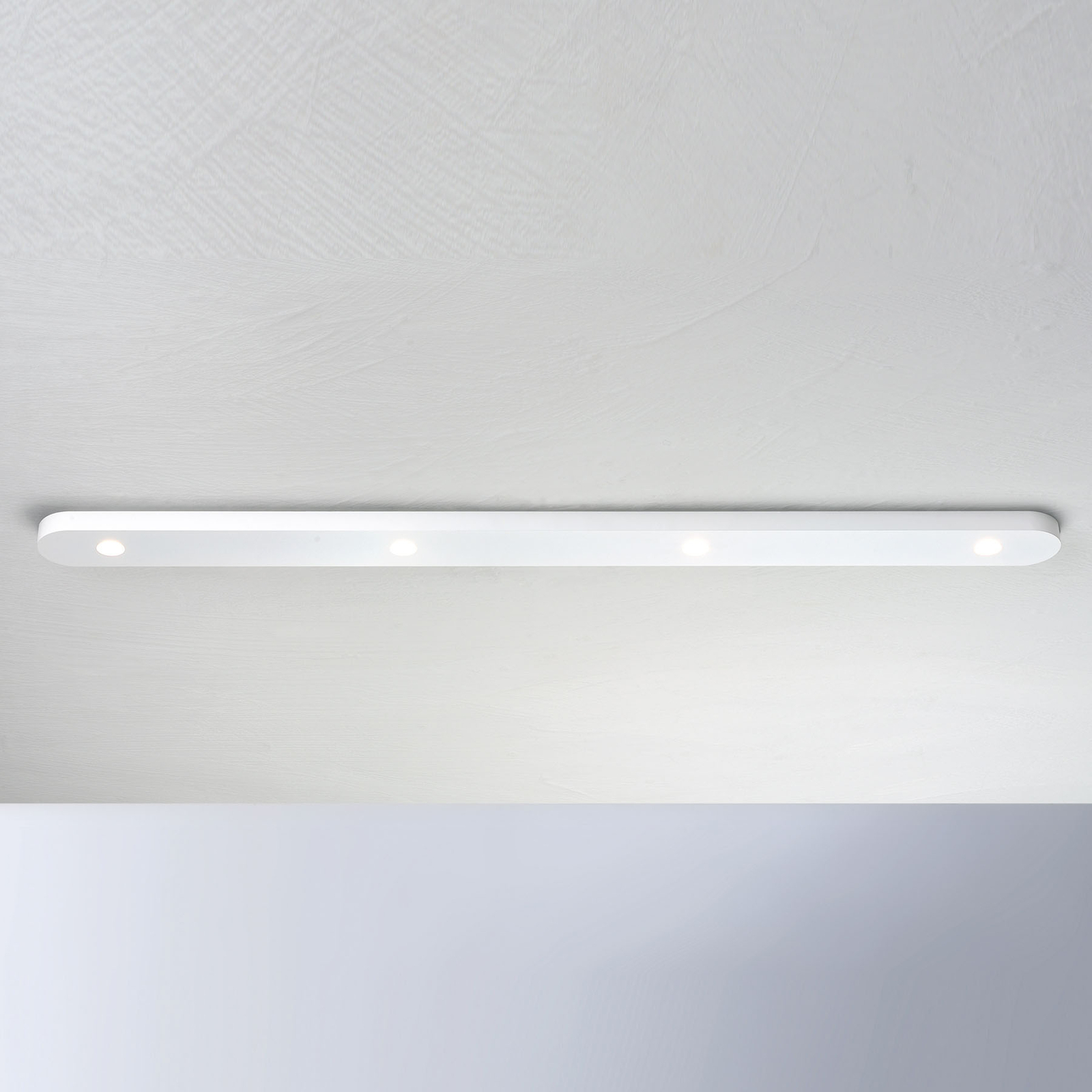 Bopp Close LED-loftlampe, 4 lyskilder, hvid