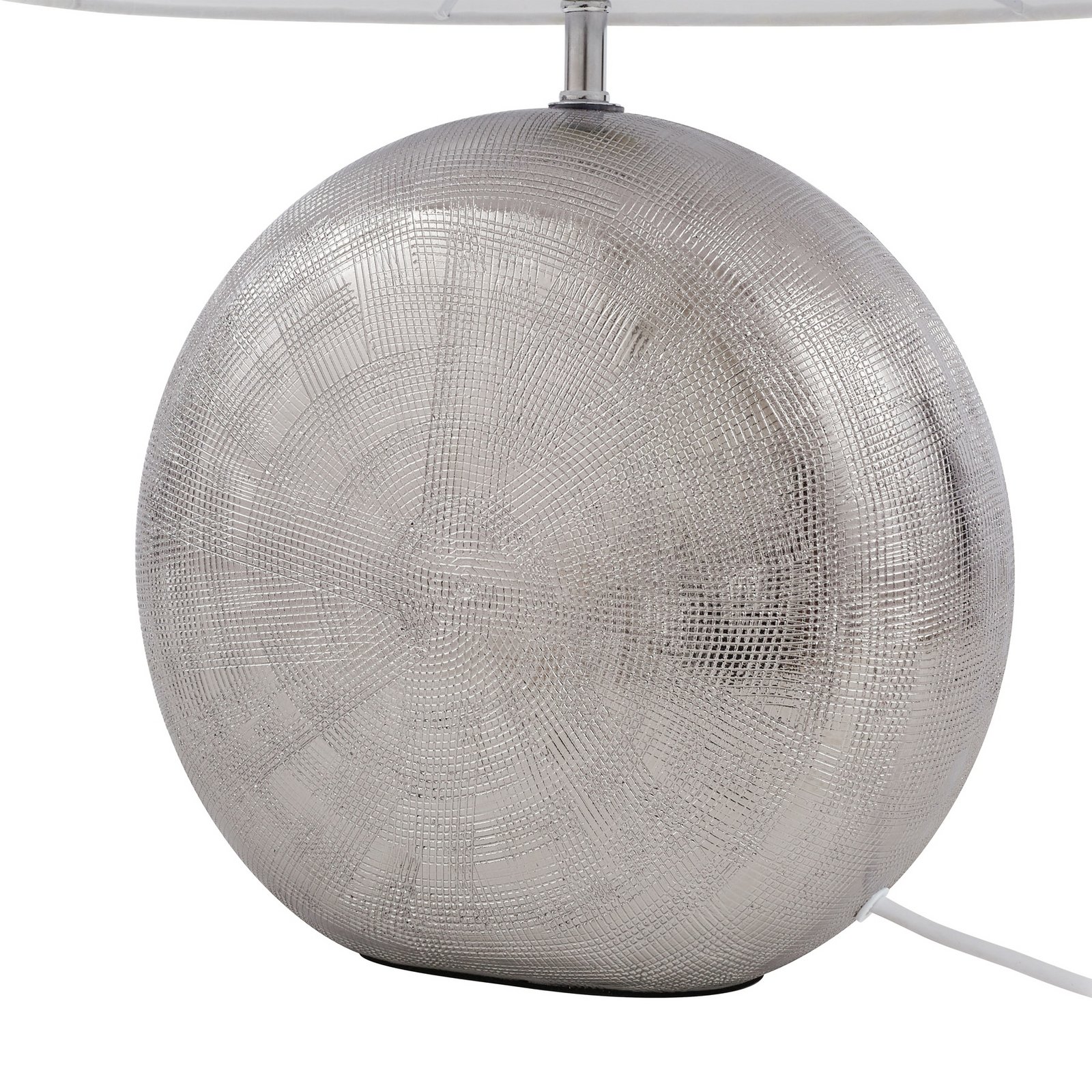 Florentino Lampe de Table Silver/White - Lindby